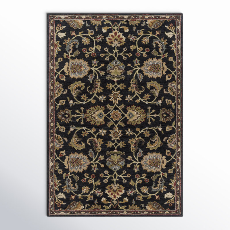 Rathburn Tufted Wool Area Rug, Rectangle 2' x 3'