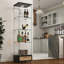 Vitrine moderne en verre avec tiroir-376433861