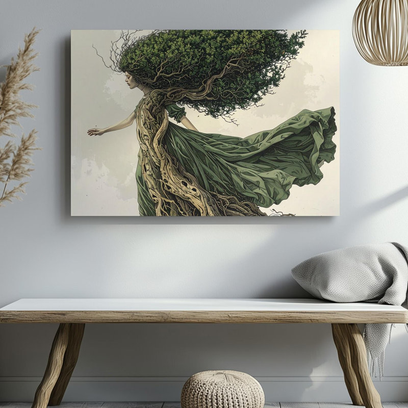 Toile Art mural Dryad Spirit, H 20 po x l 20 po