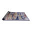 Tapis bleu / brun / vert Buckhall-1238133990
