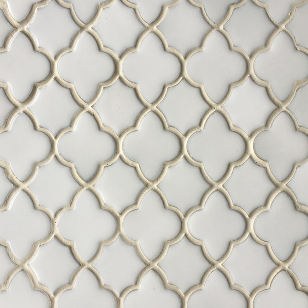 Rimini Porcelain Arabesque Mosaic Tile