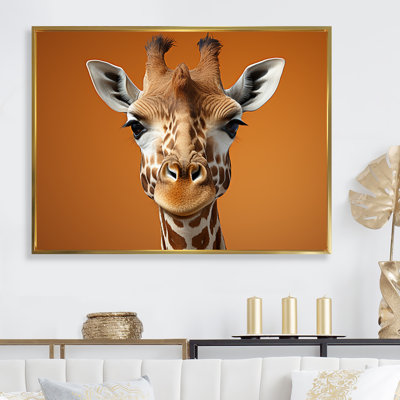 Girafe brune sentinelle Savannah
