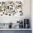 Textured Felt Wall Panels With Stripes, Bulletin Boards, 12-Piece Set, With Pushpins-110651816