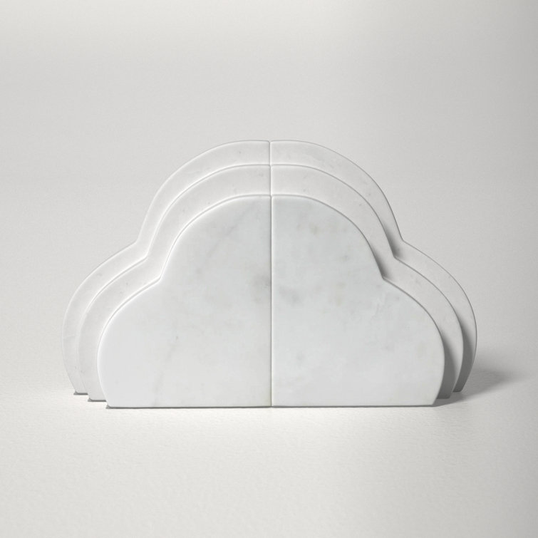 Cloud Bookends Decorative