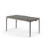 eFloat Quattro, 23 in. D x 58 in. W Sit-Stand Desk with Carbon Black Base, Carbon Black Painted Wood Top, and Black Salzburg Leather Cable Manager-389062218-389062322