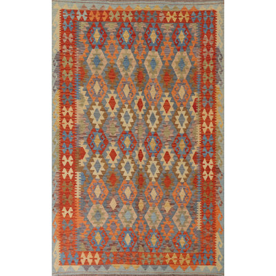 Geometric Kilim Oriental Area Rug 7x9