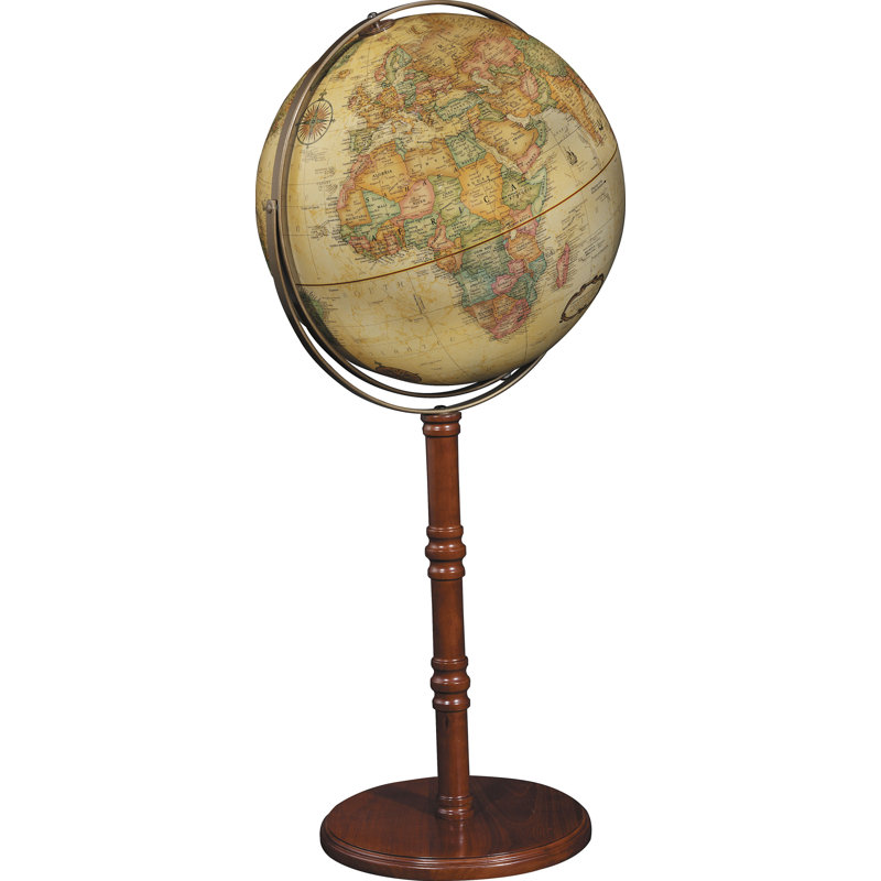 Globe de bureau antique 16 po