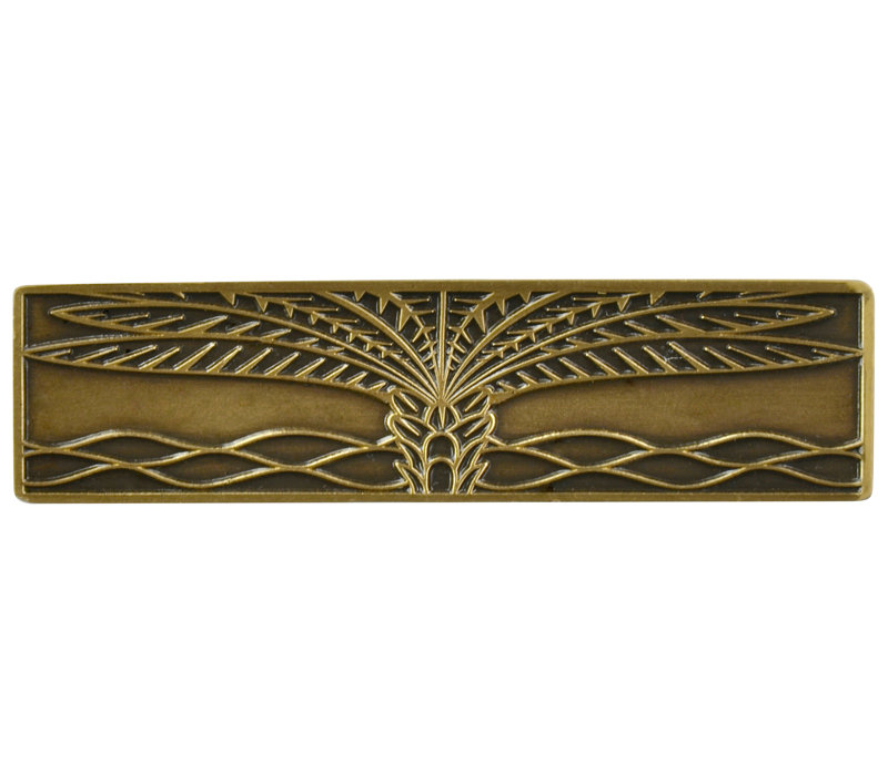 Tropical Bar / Handle Pull, Antique Brass