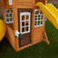 Portique en bois Castlewood, glissoire jaune-122659967