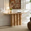 Console moderne de 66,93 pouces avec des pieds cylindriques uniques-314044832