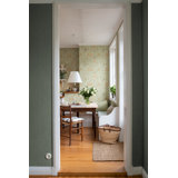 Iris Light Green Wild Gardens Wallpaper