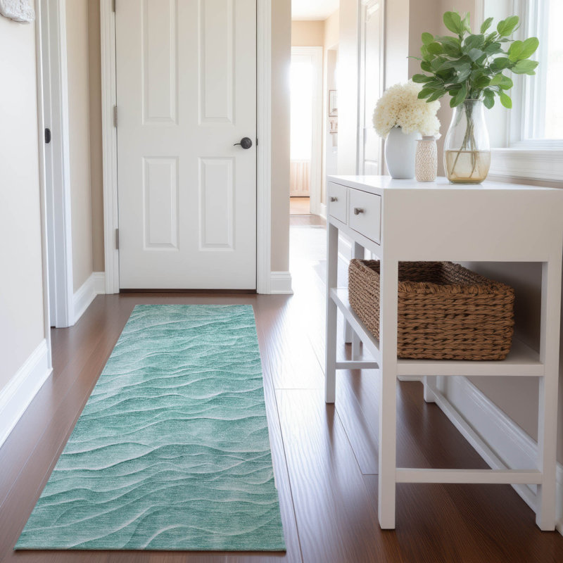 Tapis lavable à la machine de qualité supérieure Harjo AMF1614, Tapis de couloir 2 pi 3 po x 7 pi 6 po