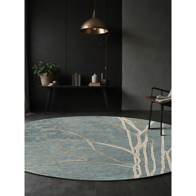 Machine Washable Gray Area Rug