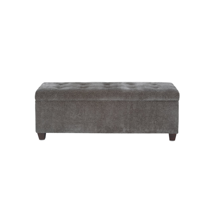 Cappiello Upholstered Storage Bench, Sand