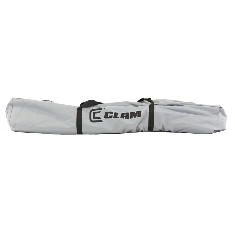 Abri de camping extérieur CLAM Quick-Set, 11,5 pi x 11,5 pi, Gris