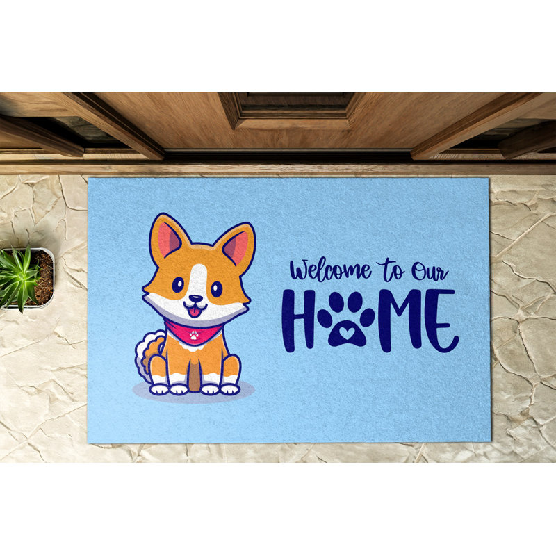 Non-Slip Outdoor Doormat, W39 x L59 cm