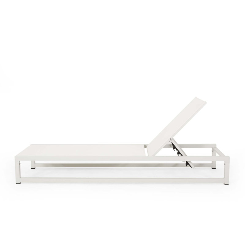 Venice Chaise Lounge, White