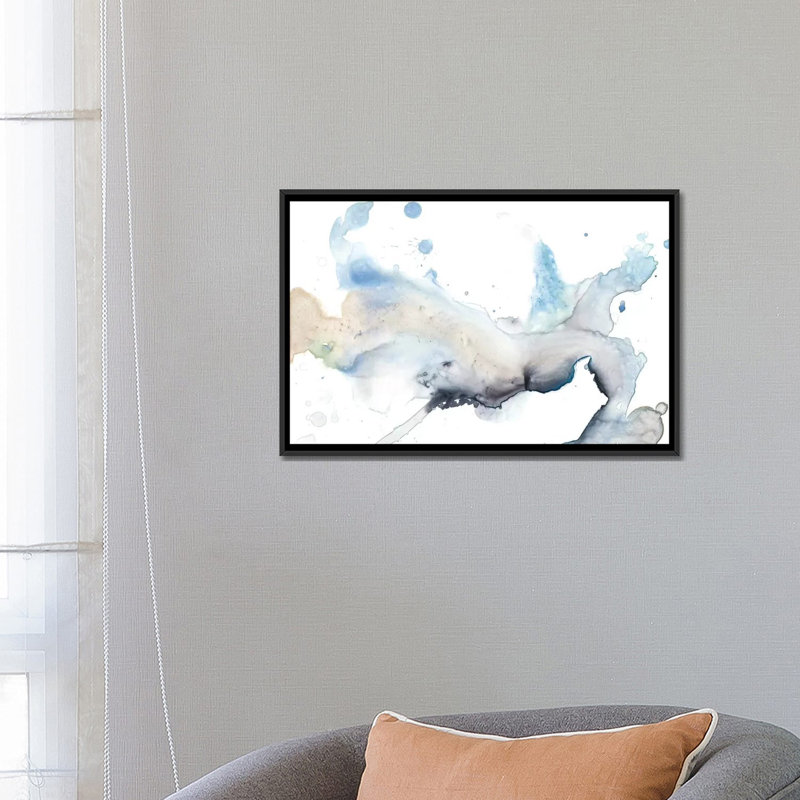 «Bloom Cloud I» par Jennifer Goldberger - reproduction sur toile tendue, H 18 po x l 26 po x P 1,5 po, Pas de tapis