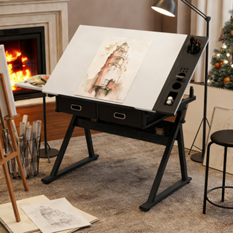 Bureau de dessin moderne réglable