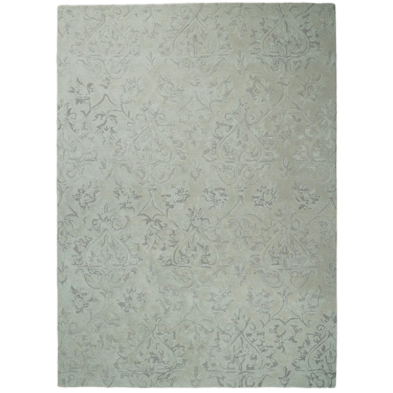 Wool Damask Indoor Rug