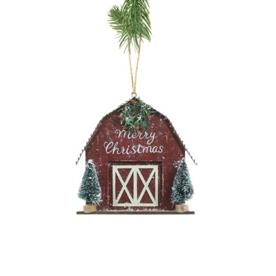 4'' Wood Shatterproof Holiday Shaped Ornament