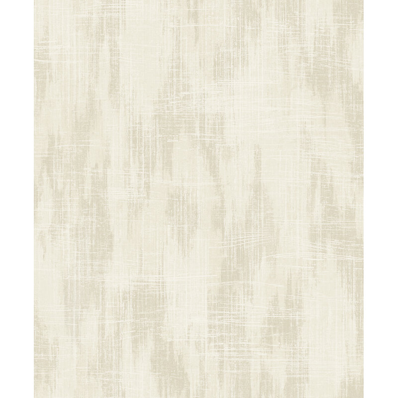 Thompsons 10m x 52.07cm Textured Metallic Finish Paste the Wall Wallpaper Roll, Cream