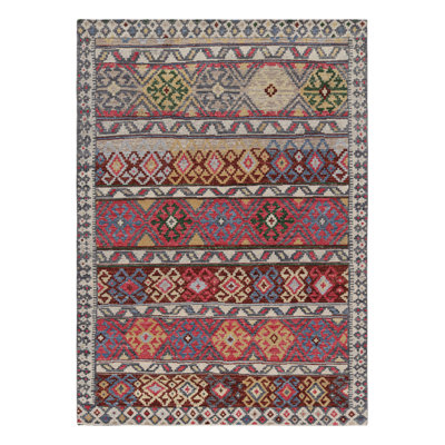 Burano Hand Knotted Wool Geometric Area Rug