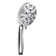 Ana Bath 6-Inch Multi Function (with Pause Function) Dual Shower Head with 5-Ft Hose