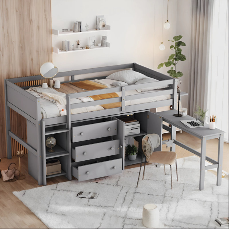 Lit Elisabethe, gris