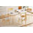 Gariepy 5-Piece Dining Set with Faux Wood Tabletop & Upholstered Chairs-114838507