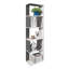 Vigue 162.6cm H Geometric Bookcase-38871072-38871074