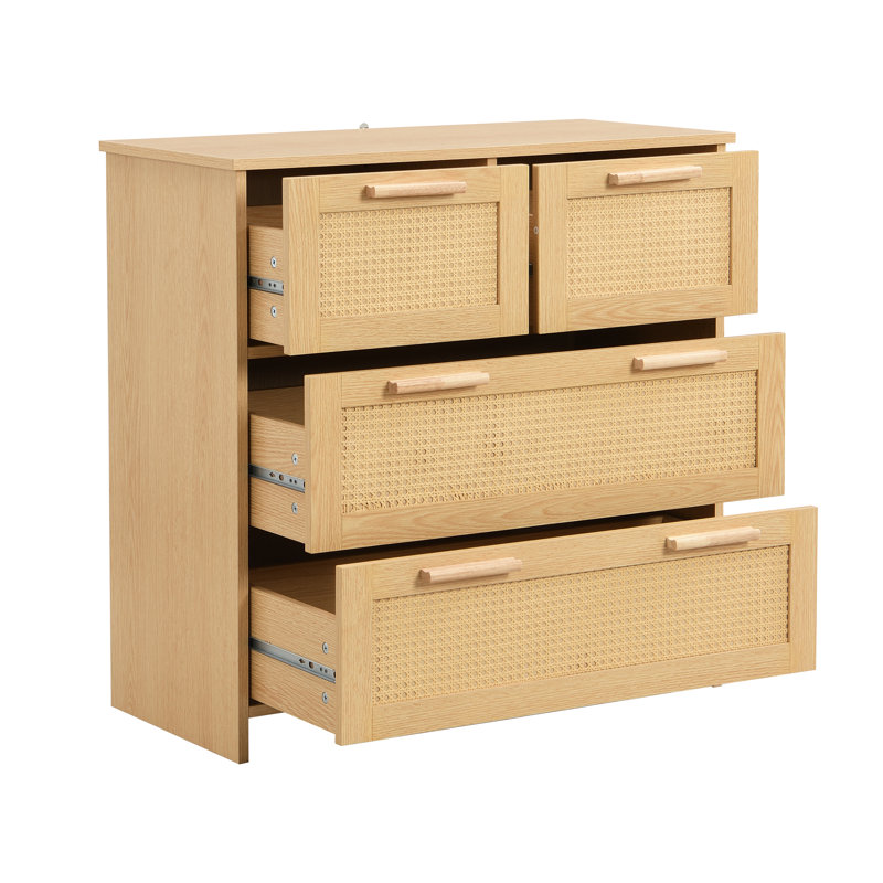 Chest Of Drawers With 4 Drawers, Brown