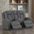 Tiertza Dual Motor Power Reclining Sofa with Bass Speaker, Hidden Storage, Cup Holder-2137233411