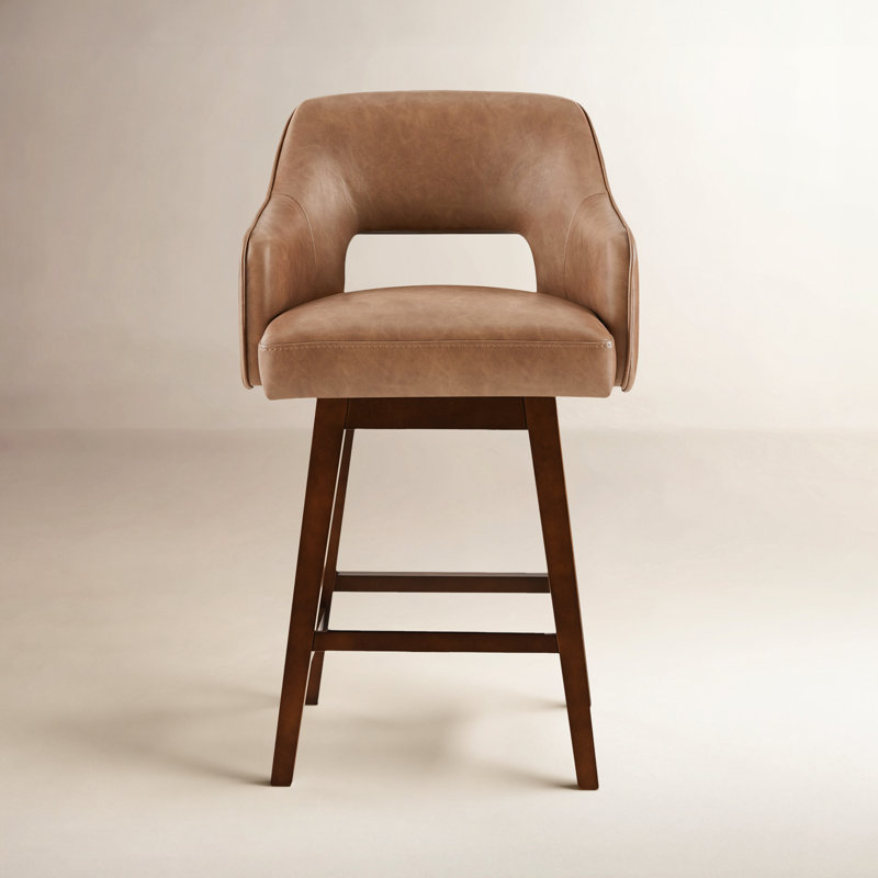 Lainey Faux Leather Counter Stool