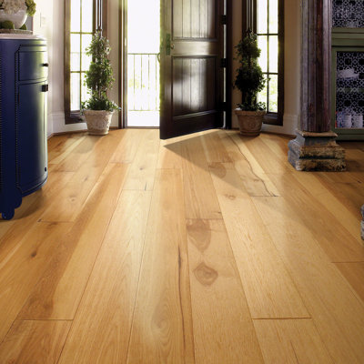 Parquet en bois d'ingénierie de 3/8 po d'épaisseur x 7 1/2 po Scottsmoor Hickory