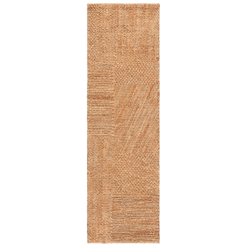 Tapis en coton Abigayil, Tapis de couloir 2 pi 3 po x 8 pi