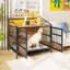 Meuble de rangement en bois pour chien