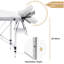 185cm Rectangular Adjustable Folding Table
