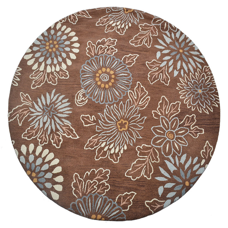 Tapis ronds touffetés à la main Candiss, Rond 8 pi