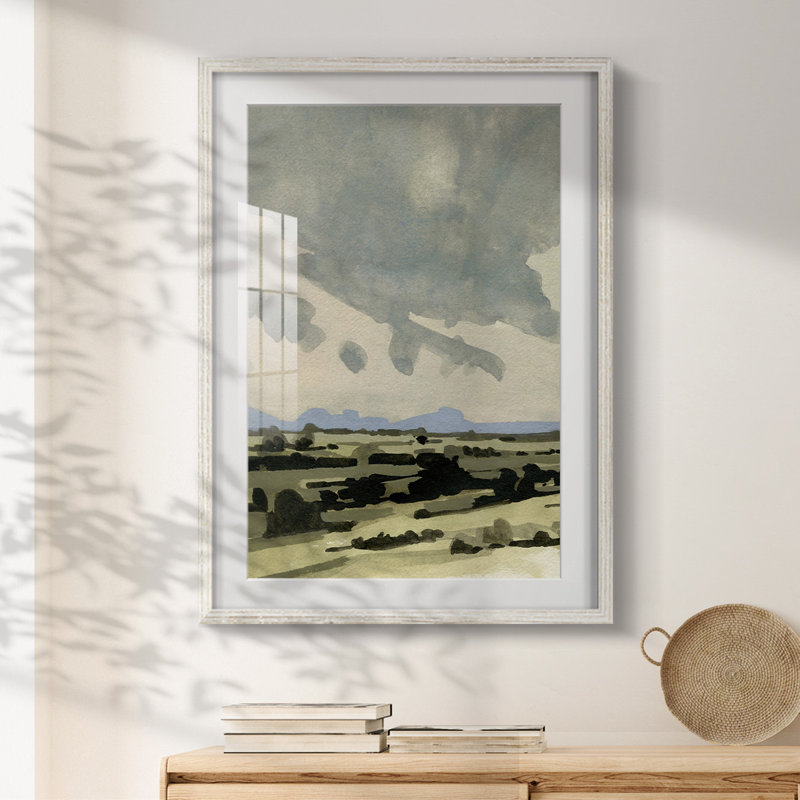 Villu - Toile tendue avec châssis, H 28,5 po x l 20,5 po, Blanc