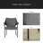 Wicker Chair Set(3Pcs)