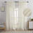 Carthamus Semi Sheer Back Tab Curtain Panel Pair(Set of 2)-260973368-260973350