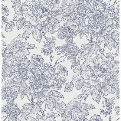 Viola Floral Wallpaper