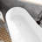 66.9'' x 31.5'' Freestanding Soaking Solid Surface Bathtub