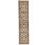 Oriental Area Rug in Beige/Ivory/Brown