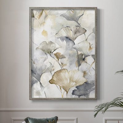 Gracefully Ginkgo II Framed Print - Solid Wood