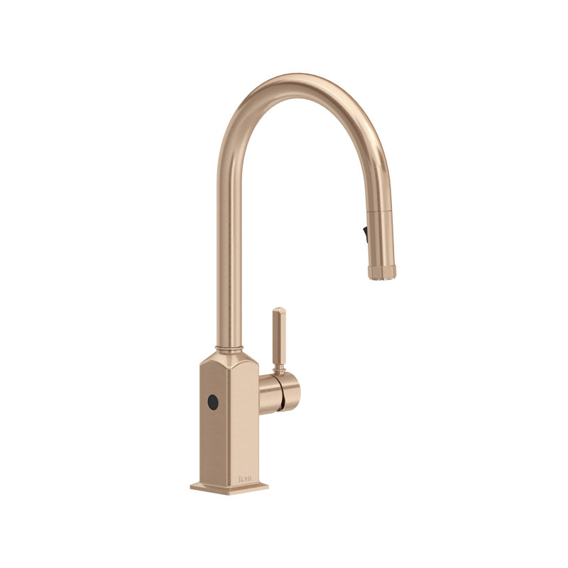 Apothecary Pull-Down Touchless Kitchen Faucet, Vintage Gold