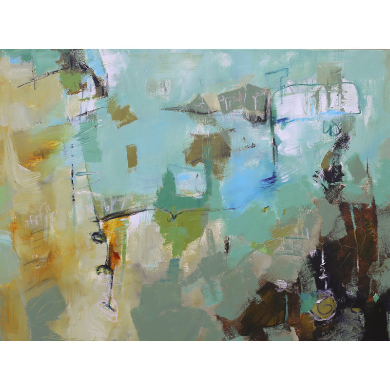 Affable by Elizabeth Chapman, 30" H x 24" W, Black Framed Paper