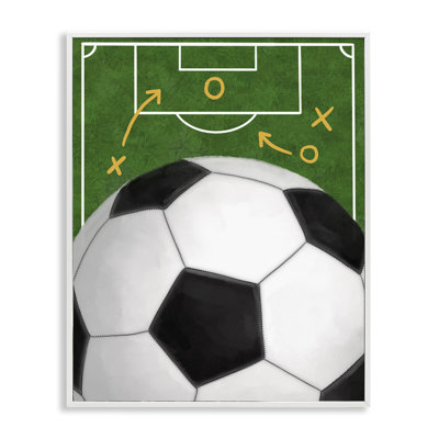 «Soccer Field & Ball», estampe numérique, design par Jennifer Stith