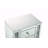 Mirrored & Faux Agate Stone Finish Accent Table (Assembled)